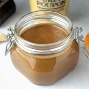A jar of classic balsamic vinaigrette salad dressing that's sweet, tangy, and creamy and lasts for weeks