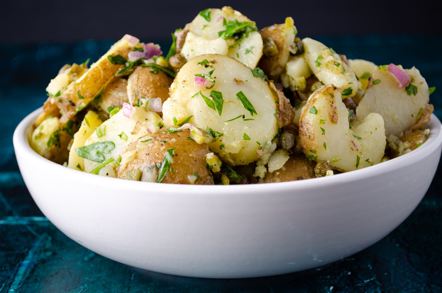 Parsley Potato Salad with Cornichons and Capers Life