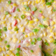 Vegan, dairy-free, creamed corn base