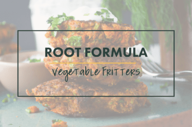 A root formula for vegetable fritters that are plant-based, nutrient-dense and full of flavor