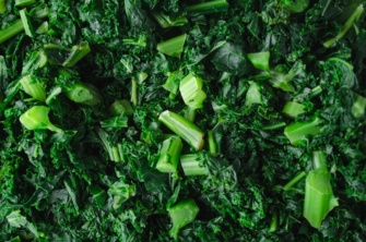 Shallow cooked winter greens that are fast to cook and easy to stir into any recipes- use kale, chard, collars, mustard greens
