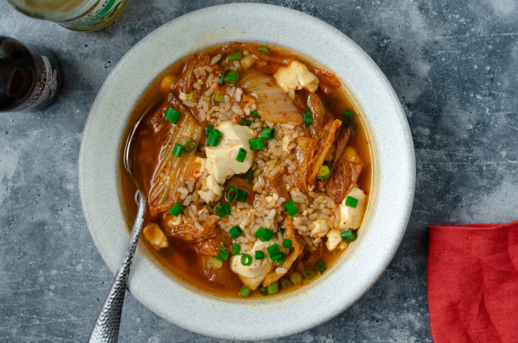 Super-Quick Kimchi-Tofu Soup - Planetarian Life